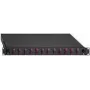 Patch panel in fibra ottica Rutenbeck 2280300120 – 12 porte LC Duplex, multimodale, 1U, nero RAL 9005