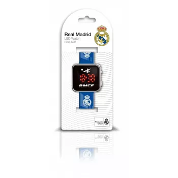 Orologio per bambini Kids Euroswan Watch LED Real Madrid RM00017 — orologio digitale LED per bambini, design con branding della squadra