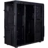 Case INTER-TECH B-42 Black Midi Tower, ATX, 2xUSB2.0, striscia LED blu, alimentatore opzionale