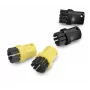 Set spazzole Kärcher per pulitori a vapore 2.863-264.0, spazzole in plastica rotonde 26×26×40 mm, 4 pezzi
