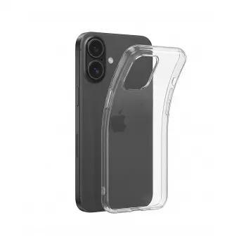 Custodia soft TPU PEDEA per Apple iPhone 16 Plus - trasparente (50160991)