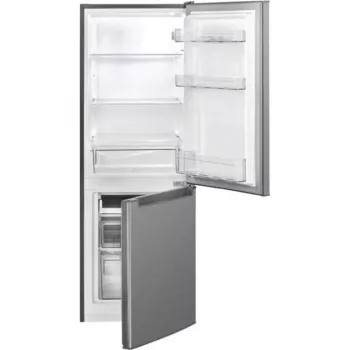 Frigorifero freestanding BOMANN KG 7359, 173 L (121 L vano frigo + 52 L vano congelatore), acciaio inox, classe di efficienza energetica C