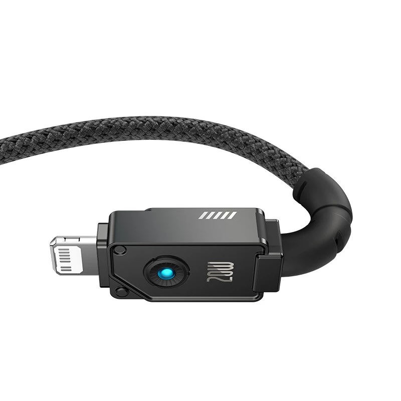 Cavo Baseus Unbreakable USB-C a iP 2 m 20 W nero