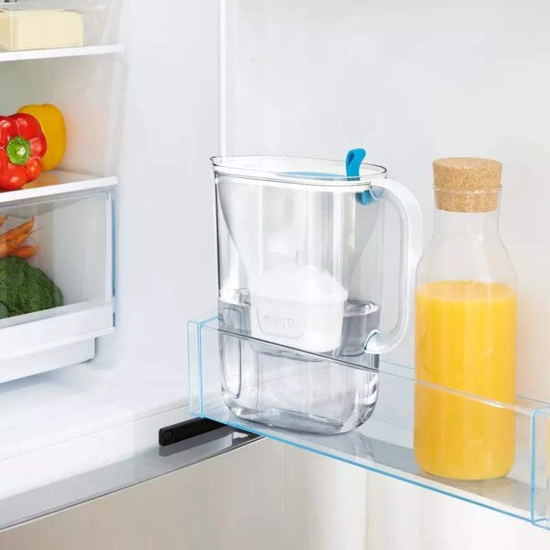 Brita Style eco caraffa filtrante per acqua, blu ghiacciaio