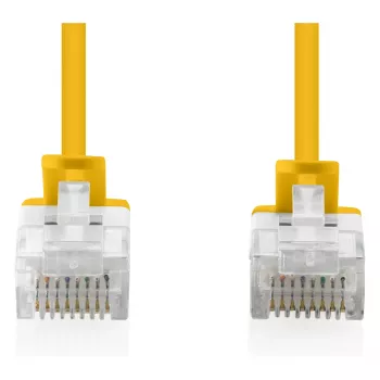 Cavo patch DIGITUS CAT6 U-UTP slim, 3 m, giallo — confezione da 10