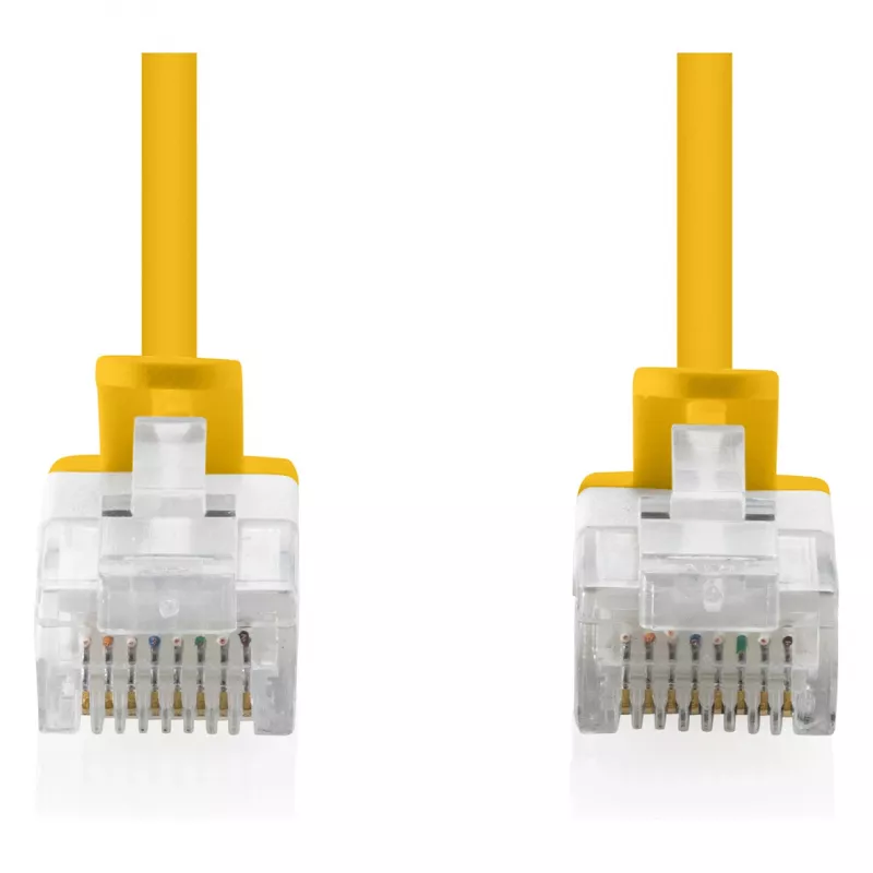 Cavo patch DIGITUS CAT6 U-UTP slim, 3 m, giallo — confezione da 10