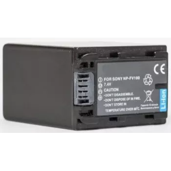 Batteria Extra Digital NP-FV100 7,2 V 2200 mAh per fotocamere e videocamere compatibili