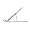 Unitek OT155SL supporto pieghevole per laptop, alluminio, argento