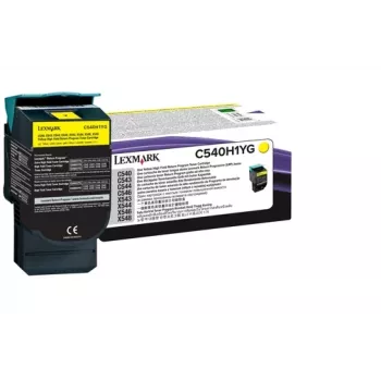 Cartuccia toner Lexmark C540H1YG 1000 pagine giallo