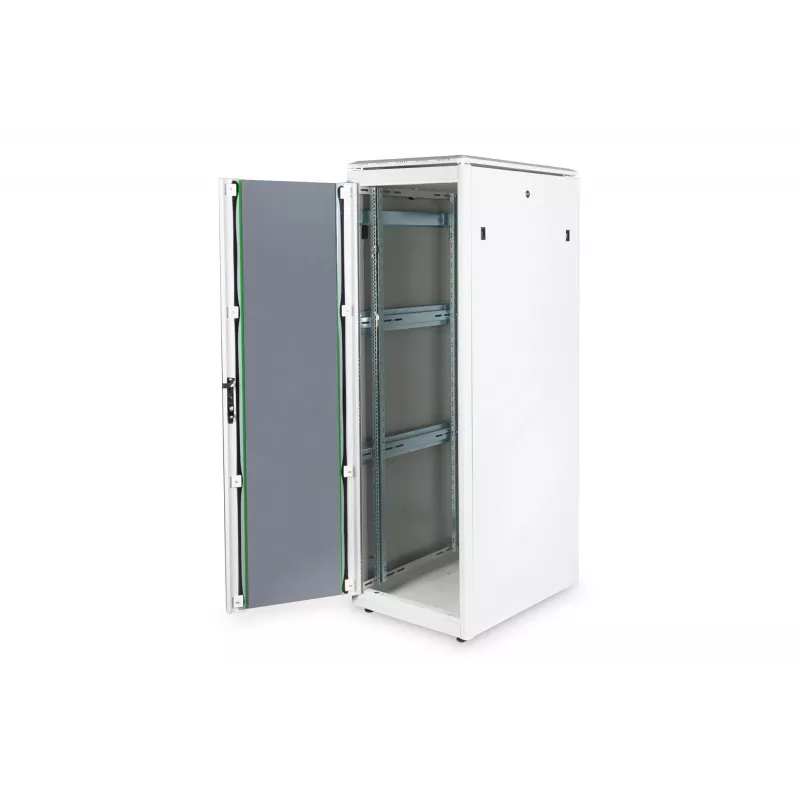 DIGITUS 36HE Unique armadio di rete 600x800mm porta in vetro grigio