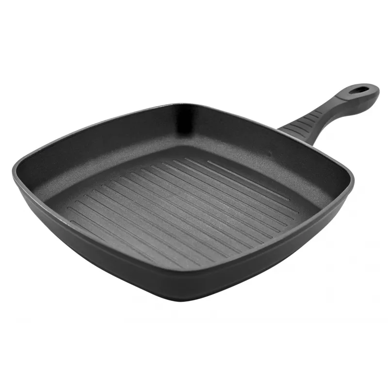 Padella grill JATA G28 quadrata nera