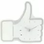 NeXtime orologio 5185wi Mini Thumbs Up, 20,5x21 cm, da parete, bianco/argento