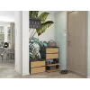 Scarpiera chiusa Top E-Shop MODO ANT/ART — antracite e rovere, truciolare