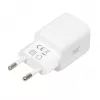 Caricabatterie USB IBOX ILUC42W 42W (max 33W), 1×USB-C PD3.0, 1×USB-A QC3.0, 100–240V, bianco