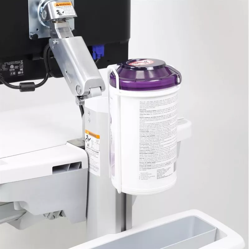 Ergotron T-Slot supporto per salviette bianco