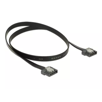 Cavo SATA DeLOCK 83841 0,5 m SATA III 7-Pin nero