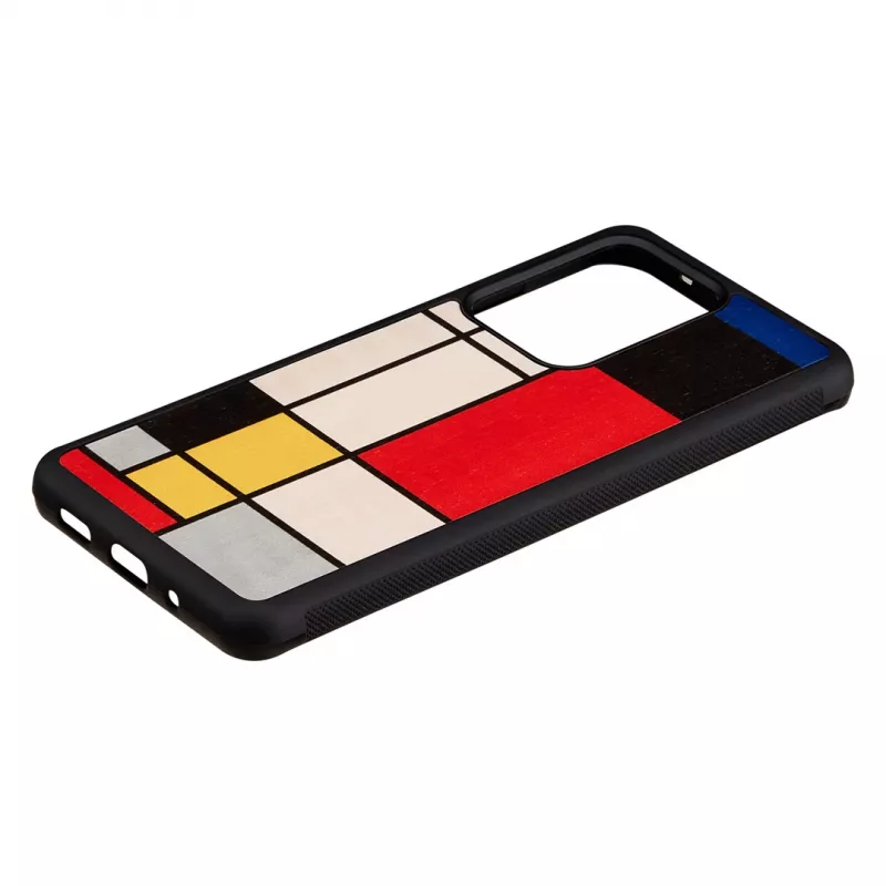 Custodia per cellulare Man and Wood per Galaxy S20 Ultra — custodia protettiva in legno nero