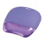 Tappetino per mouse Fellowes Crystals Gel con poggiapolsi in gel, viola, 202×230 mm, spessore 32 mm