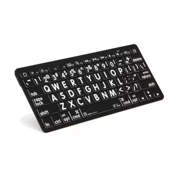 Tastiera Logickeyboard LKB-LPWB-BTON-DE universale Bluetooth QWERTZ tedesco nero