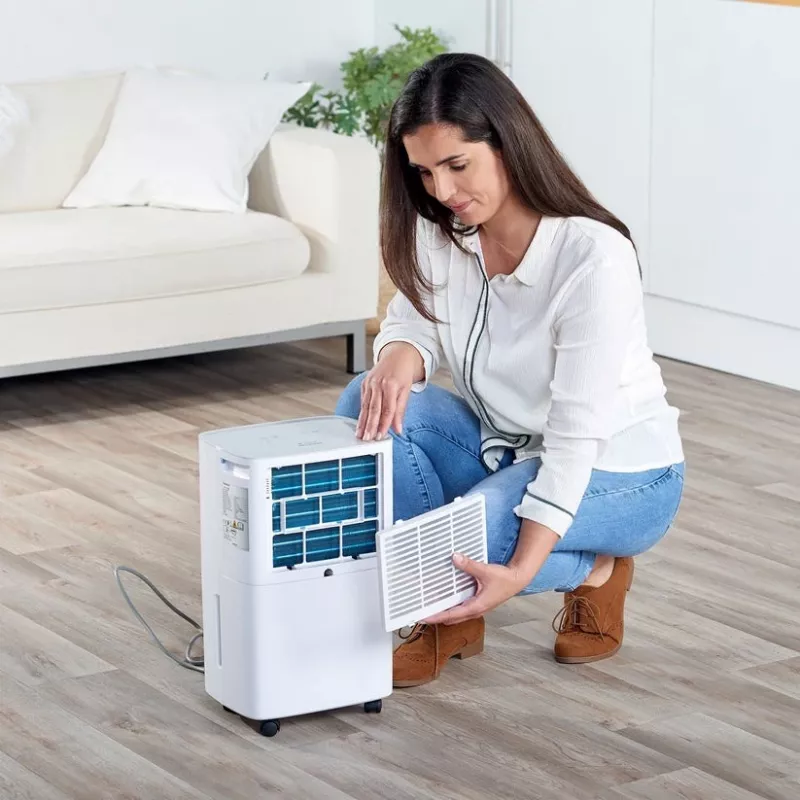 Deumidificatore Taurus DH1201 — serbatoio 2,5 L, 90 m³/h, 210 W, 43 dB, R290