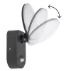 Lampada da parete LED MACLEAN MCE367 con sensore PIR, lampada da parete per esterni con rilevatore di movimento