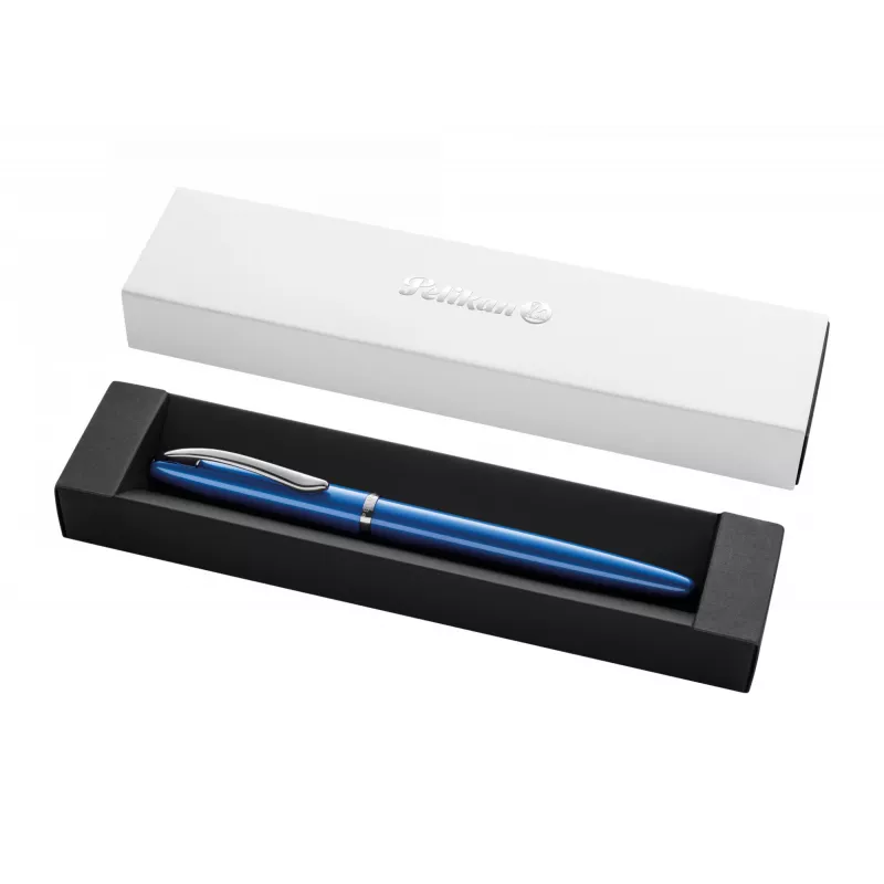 Pelikan Jazz Noble Elegance P36 penna stilografica sistema a cartucce blu argento