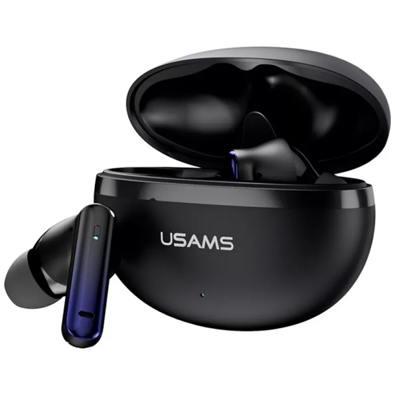 Cuffie Bluetooth Usams TWS E02 ANC+ENC nere