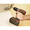 Trapano Black & Decker ASD18K-QW, senza chiave, 1,5 Ah, nero/arancione