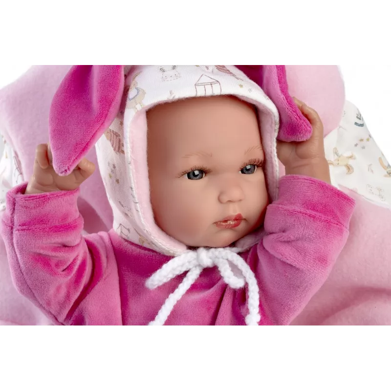 Bambola neonato Llorens 35 cm in vinile con tratti realistici e corpo morbido