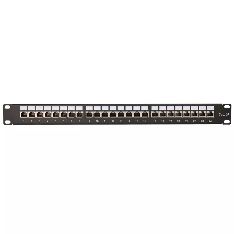 Patch panel - Extralink CAT6A STP, 24 porte