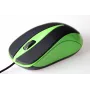 Mouse ottico con filo 800dpi nero e verde MT1091G