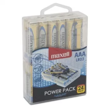 Batterie MAXELL alcaline LR03, VALUE BOX 24 pz.