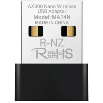 Adattatore USB WLAN MERCUSYS MA14N — USB Type-A, 2,4 GHz single-band, fino a 287 Mbit/s, nero
