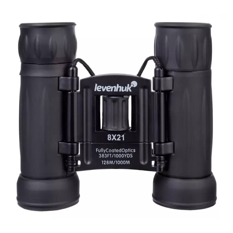 Binocolo Levenhuk Atom 8x21 prisma a tetto nero ingrandimento 8x