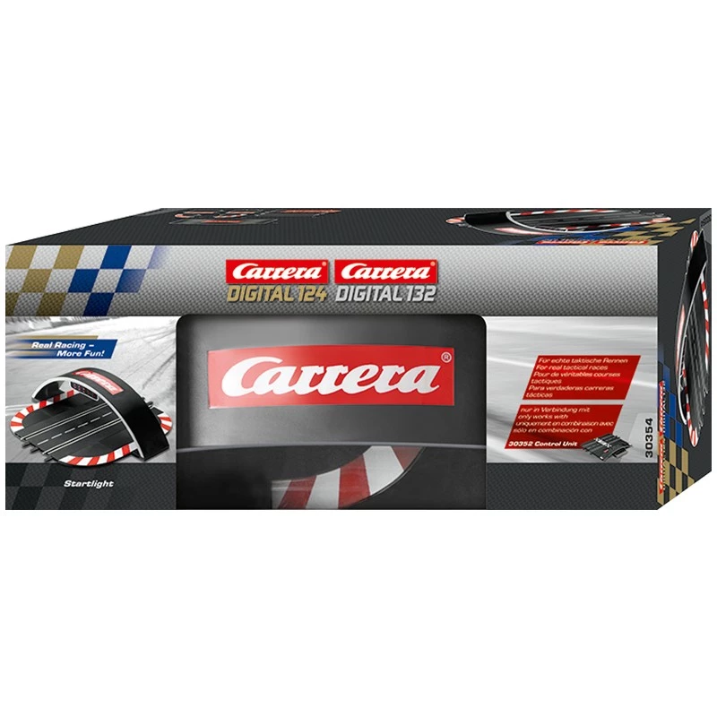 Pista giocattolo per auto CARRERA modello 20030354 — Set di binari per bambini, dai 3 anni, nero/rosso/bianco