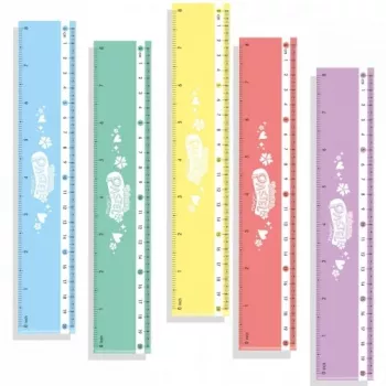 Righelli pastello Colorino 20 cm