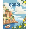 Set di pittura Ravensburger CreArt Capri – set di pittura su tela di Ravensburger