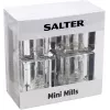 Macina sale e pepe Salter 7605 CLXR Twin design compatto, a batteria, macinatura regolabile