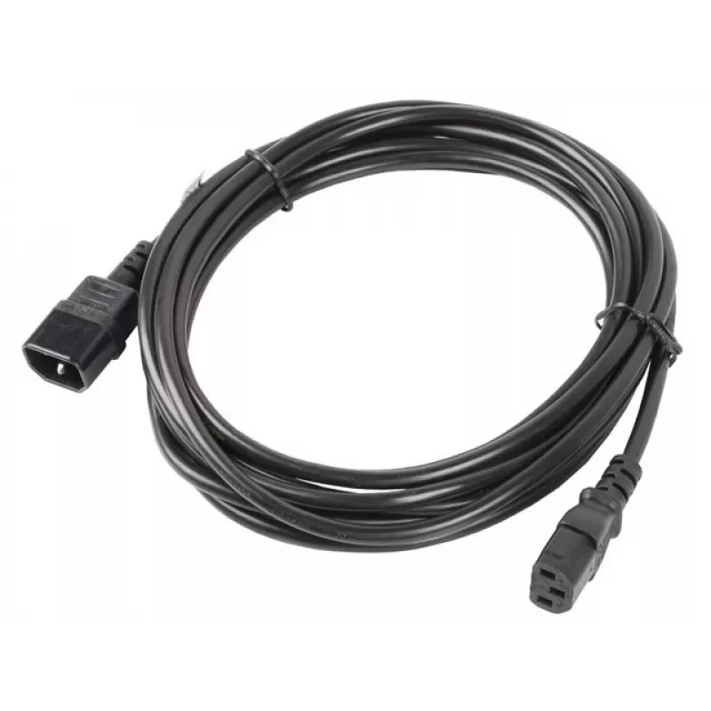 Cavo di alimentazione Lanberg C13-C14 VDE, 5 m distributore di corrente (ca-c13e-11cc-0050-bk)