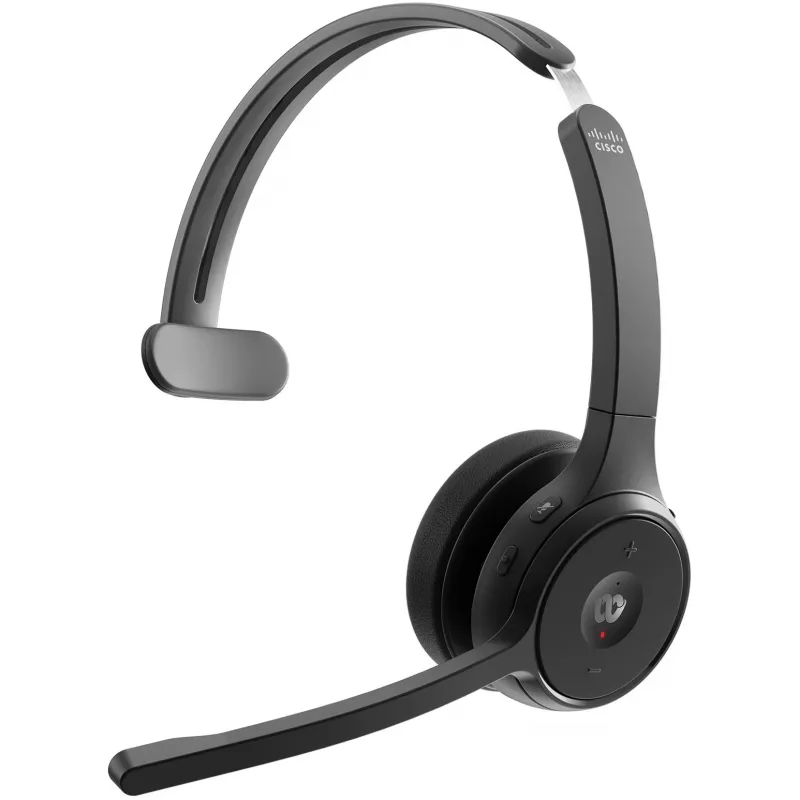 721 Wireless Single ON-EAR Headset USB-A BUNDLE-CARBON nero