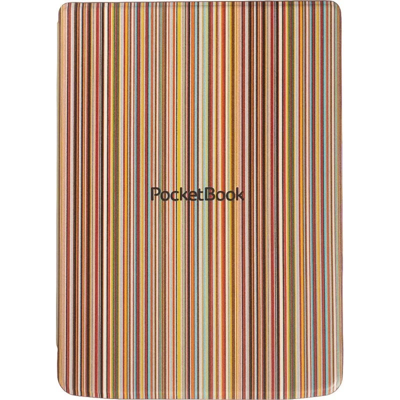 Cover PocketBook Shell H-S-743-CL-WW per InkPad 4 / Color 2 / Color 3 da 7,8 pollici, righe colorate