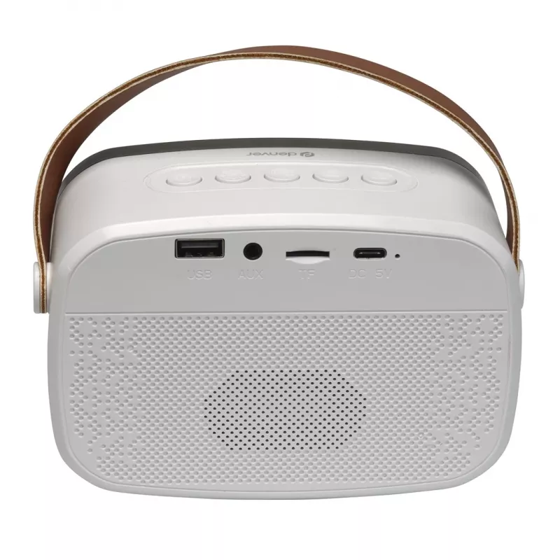 Denver BTM-610 altoparlante portatile bianco
