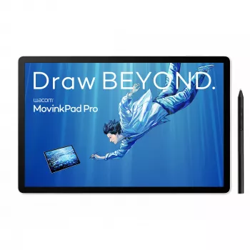 Wacom MovinkPad Pro 14, con filo e senza fili, 5080 lpi, 302 x 189 mm, USB/Bluetooth, 1 cm, penna