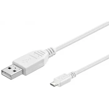 Microconnect USBABMICRO5W Cavo USB USB 2.0 5 m USB A Micro-USB B bianco