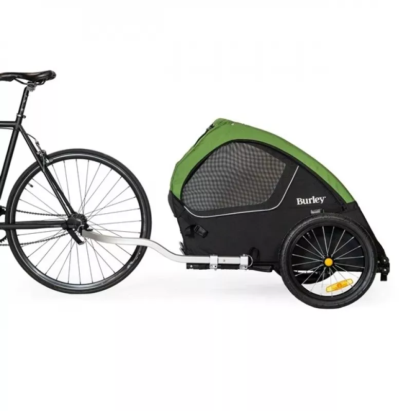 Trasportino per cani BURLEY Tail Wagon BU-947108 — trasportino morbido per cani, nero/verde