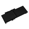 Batteria ricaricabile DE102V3 verde per DELL Latitude E5250 E5450 E5550, 7,6 V 6200 mAh LiPo, nero