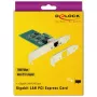 DeLock scheda PCI Express > 1 x Gigabit LAN - adattatore di rete - PCIe 2.1 low-profile - Gigabit Ethernet