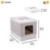 FERPLAST Sahara Green - lettiera per gatti - 52 x 39 x 40cm