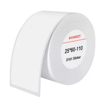 Etichette termiche NIIMBOT 25 x 60 mm bianche, 110 pezzi