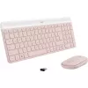 Logitech Slim Wireless Combo MK470 - set tastiera-mouse - wireless - 2,4 GHz - QWERTY - rosé (920-011314)